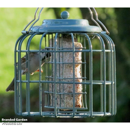 The Nuttery Squirrel-Proof Oval Fat Ball/Suet Cake Feeder Ocean Green