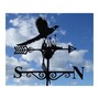 Pheasant Weathervane - Solid Steel - W61 x H88 cm - Black