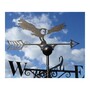 Owl Weathervane - Solid Steel - W61 x H88 cm - Black