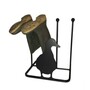 2 Pair Boot Rack - Facing Duck - Hand Made By Traditional Forge Wellie Boot Stand - Steel - L30.4 x W38 x H48.3 cm - Black