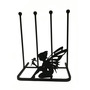 2 Pair Boot Rack - Fairy - Steel - L29 x W39 x H48 cm - Black