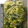 Fairy Catcher Empty Brown - Hanging Ornament - Solid Steel - L27.9 x W27.9 x H27 cm - Black