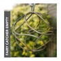 Fairy Catcher Empty Silver - Hanging Ornament - Solid Steel - L27.9 x W27.9 x H27 cm - Black