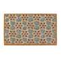 My Mat Printed Coir Sage Green Woodblock Print 45X75