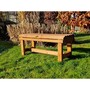 Valley Backless Garden Bench - Timber - L39 X W99.5 X H43 cm - Fully Assembled