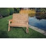 Valley Rocking Bench - Timber - L120 x W113 x H95 cm - Garden Furniture - Partially Assembled