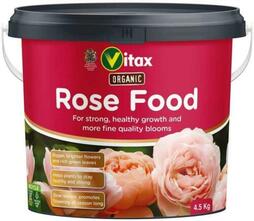 Vitax Organic Rose Food 4.5 kg (tub)