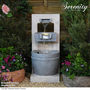 Serenity - Cascading Bowl Water Feature with LED
