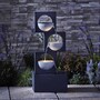 Serenity - Modern Granite-Effect Cascading Bowls Water Feature