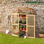 Garden Grow Three-Tier Wooden Cold Frame