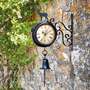 Garden Gear - Wall Mounted Clock with Metal Stag