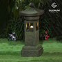 Victorian Pagoda LED Garden Water Feature