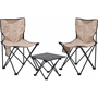 idooka 3 Piece Folding Lightweight Camping Set Beige