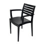 Vencoit Quality Arm Chair Anthracite garden Outdoor
