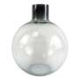 40cm Grey Smoke Bottle Glass Vase