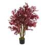120cm Artificial Red Maple Tree