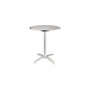Leit61 Round Bistro Indoor Outdoor Aluminium Flip Top Folding Table.