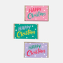 Happy Christmas Large Seed Ball Boxes Set of Three