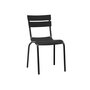 Manalo Stacking Alu Outdoor Side Chair - Black