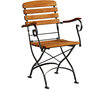 Argyle Garden Outdoor Folding Arm Chair