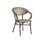 Parlance Stacking Arm Chair - Gold & Black Weave