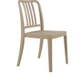 Rick Side Chair Sand Colour Outdoor/Indoor Stackable