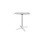 Leit 65 Aluminium Outdoor Square Flip Top Table Space Saver