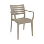 Ariel Outdoor Garden Chair Taupe