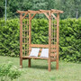 Garden Arbour Pergola Garden Two Seat Bench
