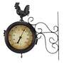 Garden Gear - Wall Mounted Metal Rooster Clock