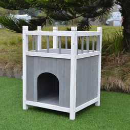 Avon Wooden Cat House with Terrace