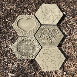 Set of 5 Insect drinkers/stepping stones