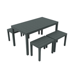 The Timor Dining Set including 4 bench seating