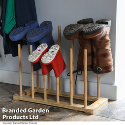Bamboo Boot Stand