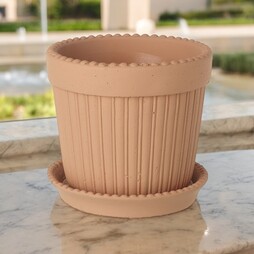 Terracotta Pot and Saucer