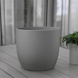 Dark Grey Ceramic Planter (19cm)