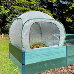 Pop-Up Poly Mini Greenhouse Tomato Grow House & Plant Fruit Veg Cover 1x1x0.75m H