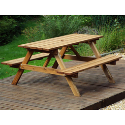 6 Seater Picnic Table Gold