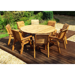 8 Seater Round Table Set