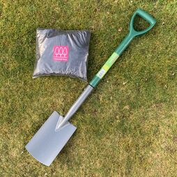 Tree and Shrub planting kit - SupaGarden spade & 5 litres of peat-free compost