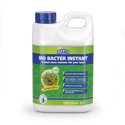 Mo Bacter Instant | Organic Moss Killer and Liquid Fertiliser | Covers Up To 250 Sq.m | Moss Remover For Lawns | 2 Litre