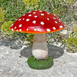 Large Red Cap Mushroom Ornament