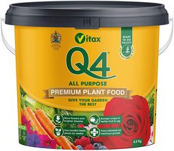Vitax Q4 Pelleted All Purpose Plant Food 4.5kg (tub)