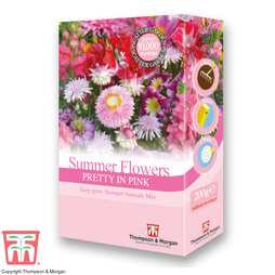 Summer Flowers Theme Pretty Pink - Seed Scatter Pack