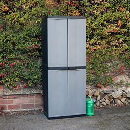 Toomax Garden Storage Cabinet Dark Grey Large