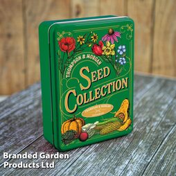 Seed Collection Tin + 10 packets of National Trust Seeds