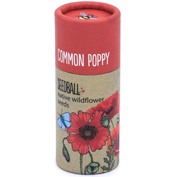 Wildflower Seedball Tube Poppy Mix