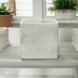 Cement Cube Plant Pot