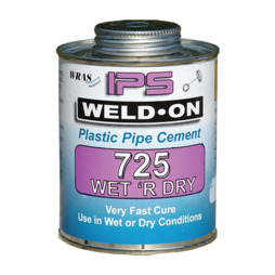 Weld-On Wet 'R' Dry Glue - Plastic Pipe Cement