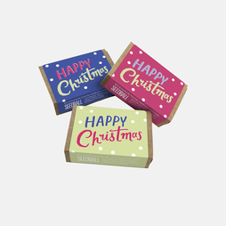 Happy Christmas Seed Ball Boxes Set of Three